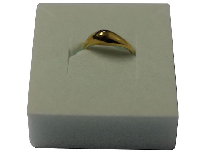 Autre Marque Anello Maria Nera Ester 60 in argento sterling placcato oro - vista 5