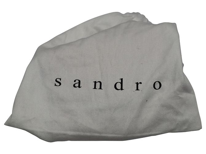 Borsa a Tracolla Sandro Lou in Pelle Blush - vue 11