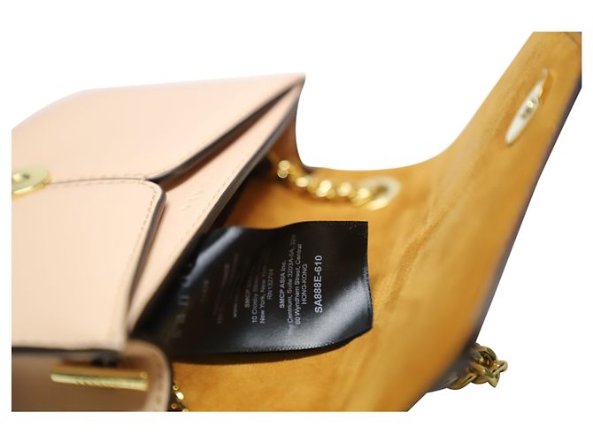 Borsa a Tracolla Sandro Lou in Pelle Blush - vue 6