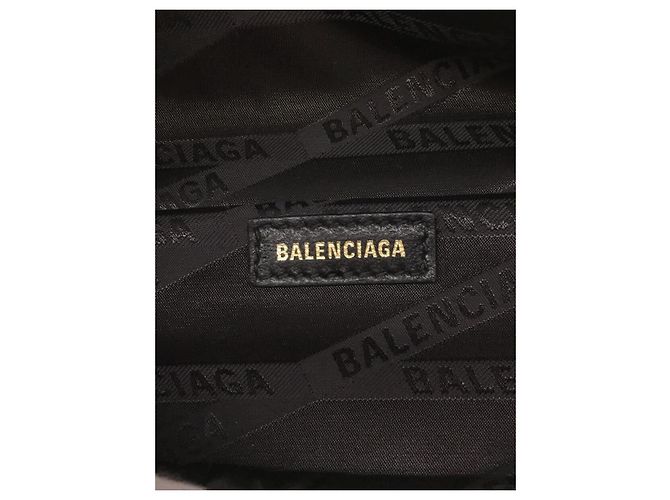BALENCIAGA Marsupio / pelle / BLK / total pattern / marsupio souvenir / 565510 - vista 3