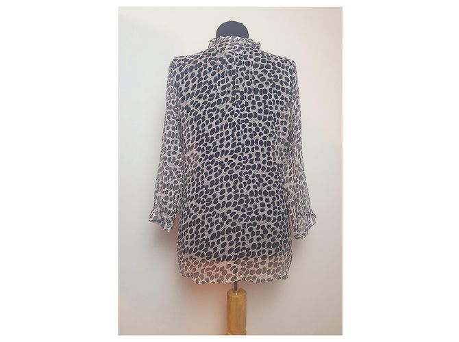 Blusa de seda Baum und Pferdgarten Multicolor - vista 4