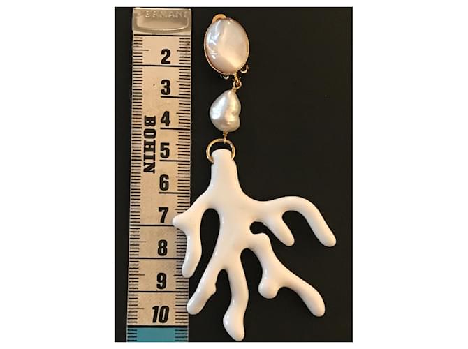 Philippe Ferrandis Aretes Blanco - vista 5