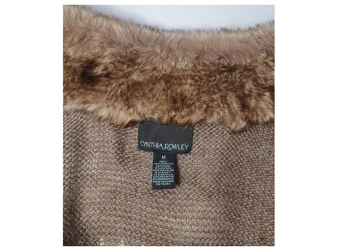 Strickjacke Cynthia Rowley Wolle und Alpaka Mehrfarbig Mehrfarben - Ansicht 7