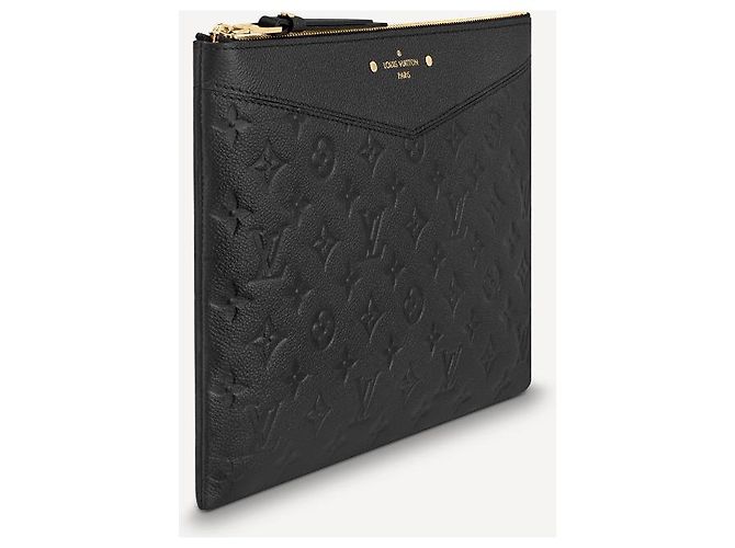Louis Vuitton Pochette Daily Monogram Empreinte Leder Schwarz - vista 5
