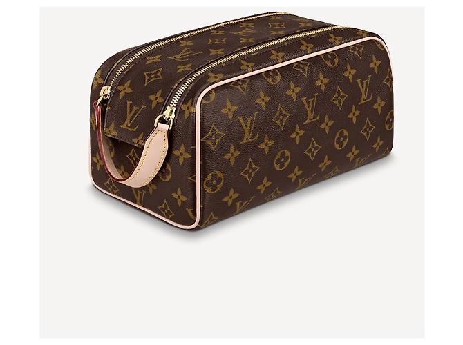 Louis Vuitton Monogram Canvas Dopp Kit Necessaire Marrone - vista 4