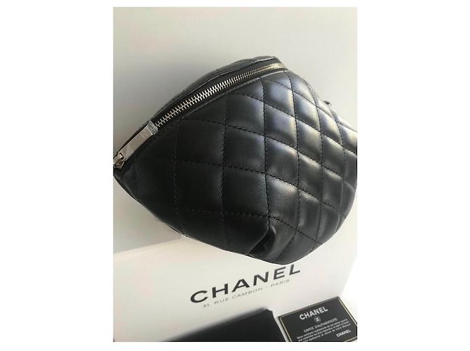 MARSUPIO CHANEL IN PELLE NERA . neuf Nero - vista 4