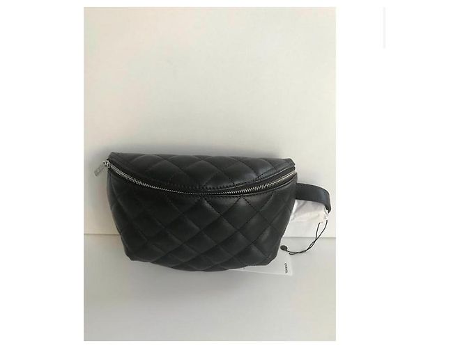 MARSUPIO CHANEL IN PELLE NERA . neuf Nero - vista 5