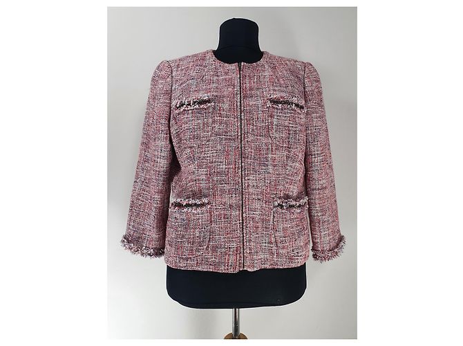 Blazer in tweed Jigsaw Multicolore - vista 2