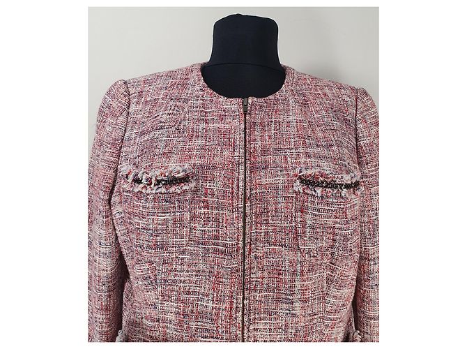 Blazer in tweed Jigsaw Multicolore - vista 3