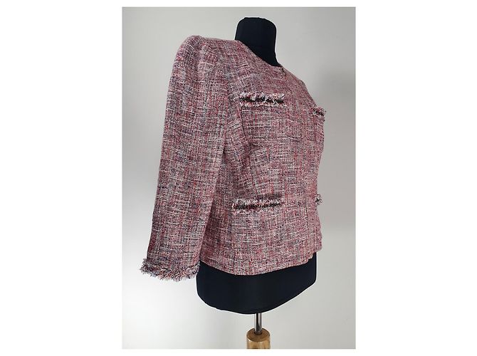 Blazer in tweed Jigsaw Multicolore - vista 4