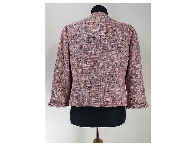 Blazer in tweed Jigsaw Multicolore - vista 5