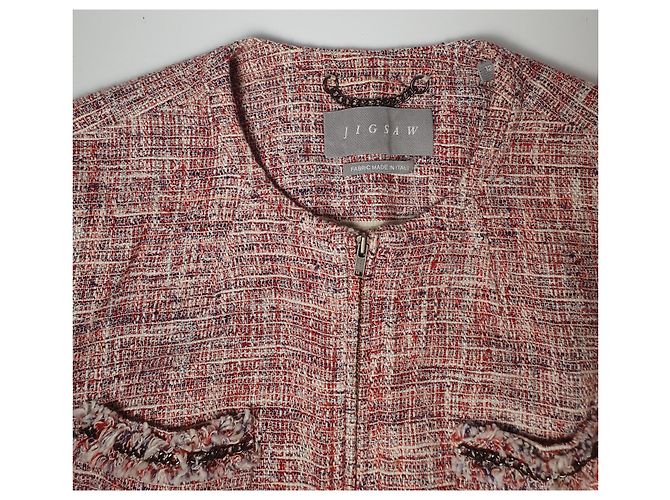 Blazer in tweed Jigsaw Multicolore - vista 6