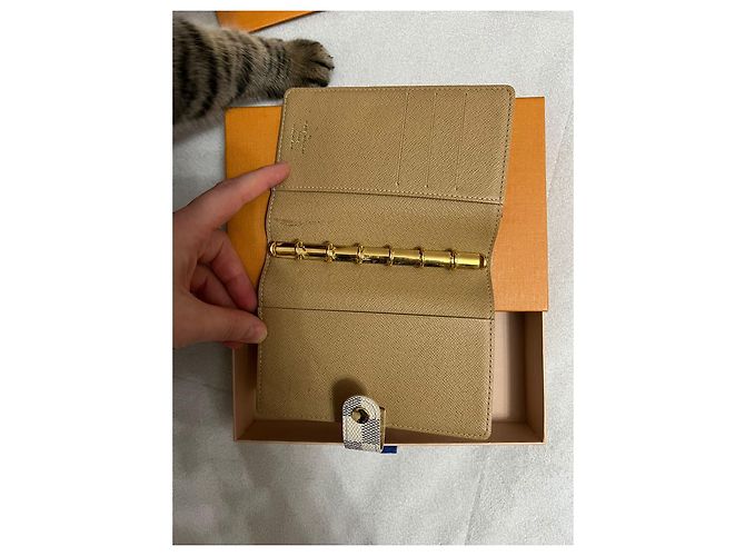 Louis Vuitton Endbox de piel beige - vista 7