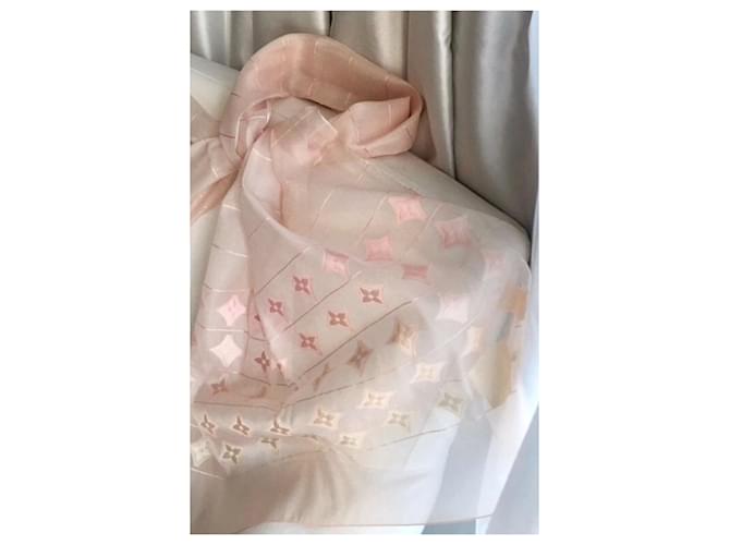 Louis Vuitton Monogram Vuitton Seidenstola Pink - Ansicht 15