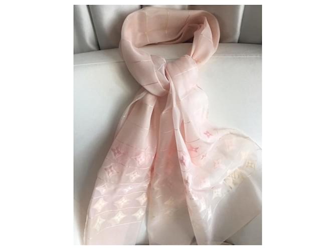Louis Vuitton Monogram Vuitton Seidenstola Pink - Ansicht 4