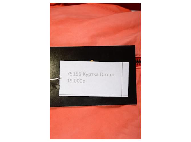 Drome Helle Lederjacke Orange - Ansicht 8