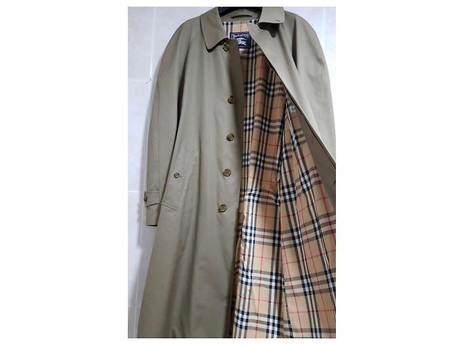 Trench Burberry vintage Cachi - vista 4