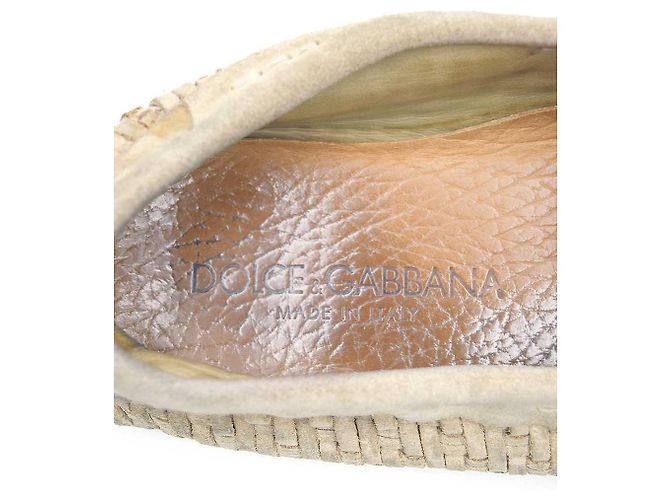 [Usato] DOLCE & GABBANA Scarpa intrecciata con punta Beige 7 Uomini - vista 5