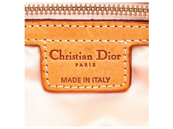 Borsa a mano Dior Oblique Romantique in tela marrone Dior - vista 6