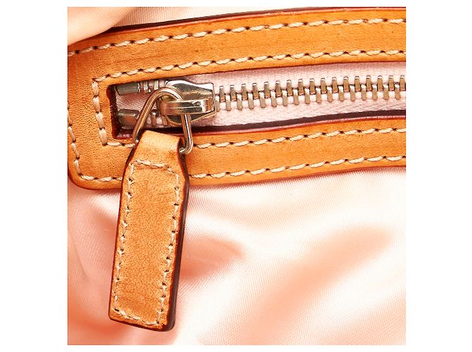 Borsa a mano Dior Oblique Romantique in tela marrone Dior - vista 8