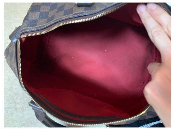 Louis Vuitton Speedy 35 Pelle Marrone Scuro - vista 3