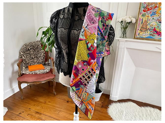 Hermès HERMES scarf ''Animapolis'' Multiple colors - view 9
