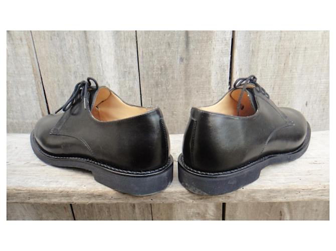 Autre Marque Derby Hardridge in pelle nera Nero - vista 4