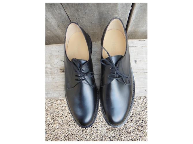 Autre Marque Derby Hardridge in pelle nera Nero - vista 8