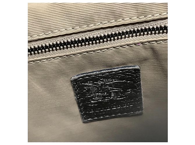 Burberry Brown Supernova Check Warrior Bolsa de ombro de lona quebrada Várias cores Bege - vista 11