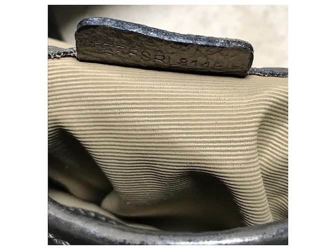 Burberry Brown Supernova Check Warrior Bolsa de ombro de lona quebrada Várias cores Bege - vista 12