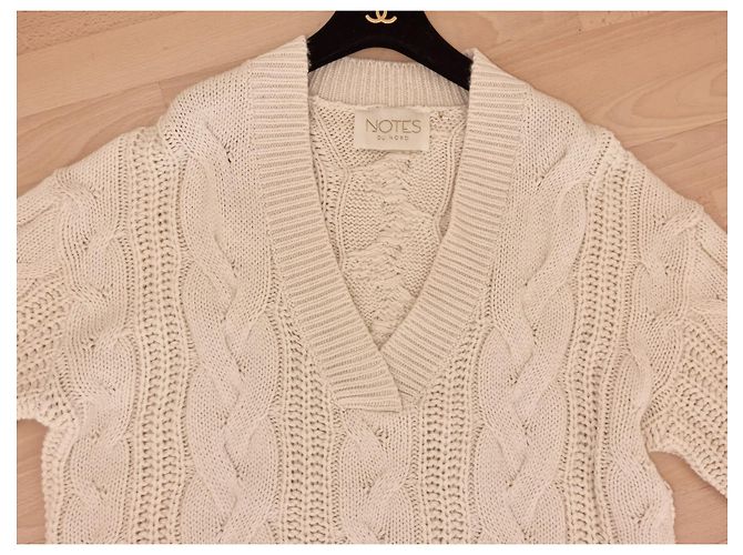 Autre Marque Pull oversize NOTES DU NORD Crème - vue 3