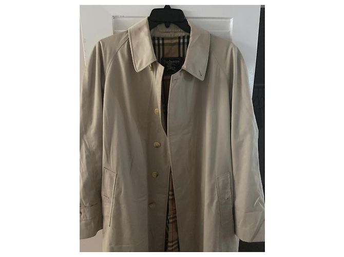 Impermeabile Burberry in cotone beige - vista 2