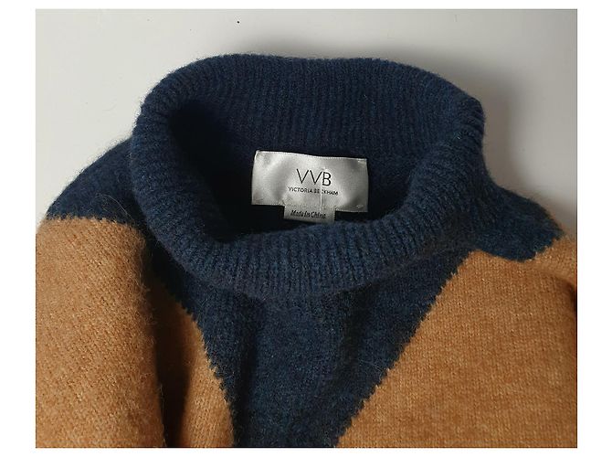 Victoria Beckham Polo Pullover Wolle Mehrfarben - Ansicht 6