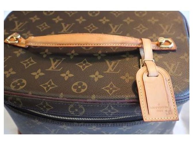 Louis Vuitton Vanity Nice Borsa da Viaggio Marrone - vista 11