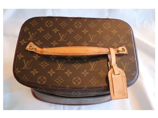 Louis Vuitton Vanity Nice Borsa da Viaggio Marrone - vista 9