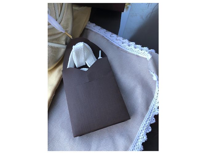 Baskets Louis Vuitton Cuir Doré Taille 38 - vue 5