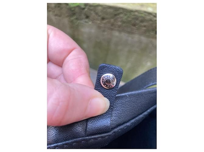 Sublime e rara borsa Hermès Clou de selle Nero - vista 10