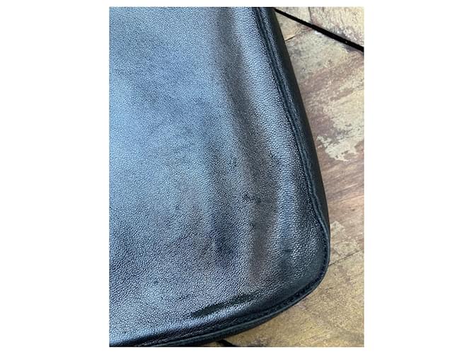 Sublime e rara borsa Hermès Clou de selle Nero - vista 4
