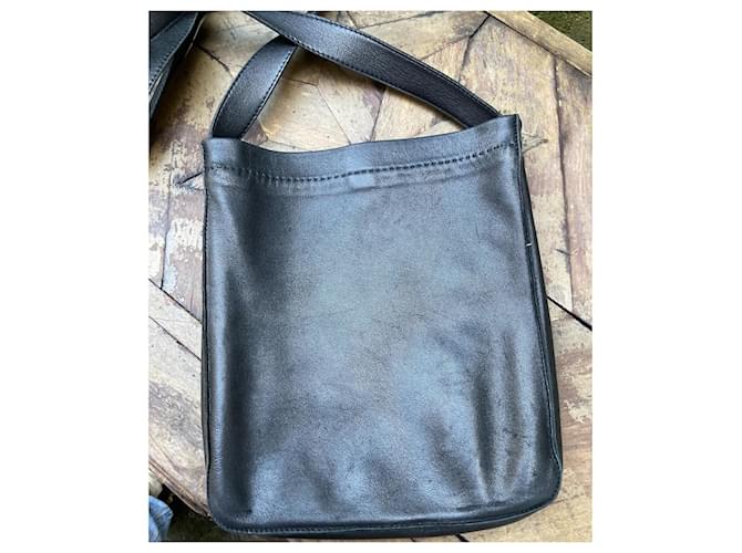 Sublime e rara borsa Hermès Clou de selle Nero - vista 6