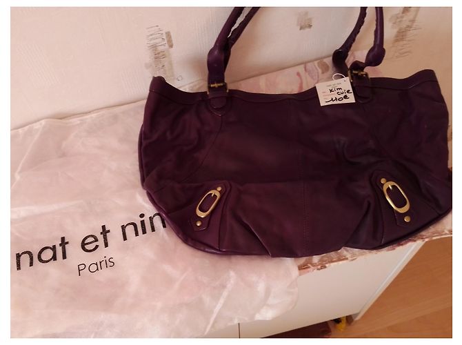 Nat & Nin Handtaschen Dunkelviolett - Ansicht 2