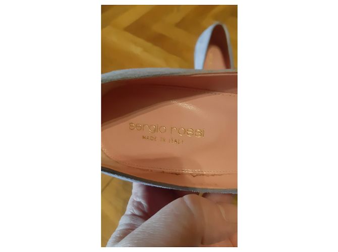 Sergio Rossi Pumps Lavendel Hirschleder - Ansicht 4
