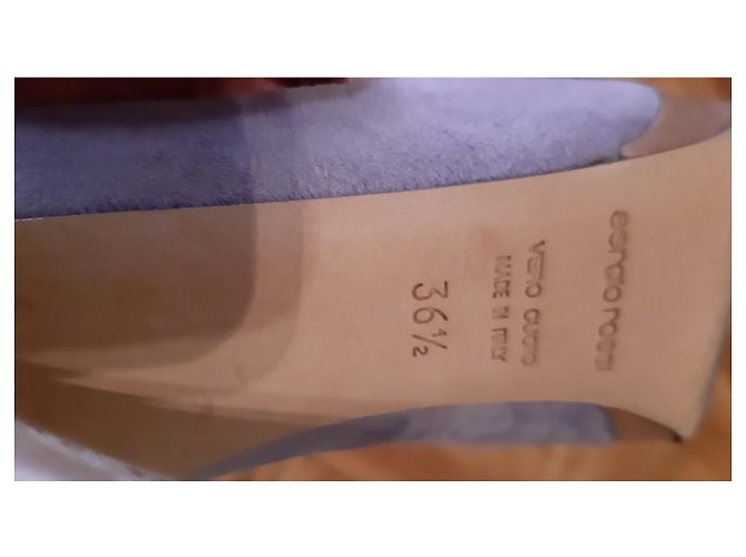 Sergio Rossi Pumps Lavendel Hirschleder - Ansicht 7