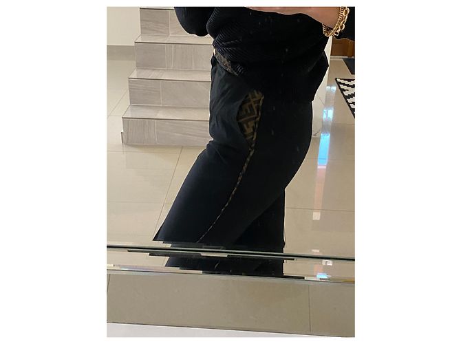 Pantalón recto de mujer Fendi36-38 Fr Excelente estado Negro - vista 6