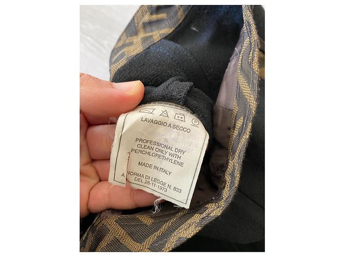Pantalón recto de mujer Fendi36-38 Fr Excelente estado Negro - vista 7
