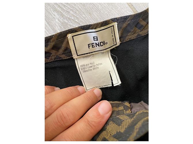 Pantalón recto de mujer Fendi36-38 Fr Excelente estado Negro - vista 9