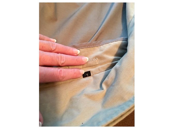 Fay Beige Cotton Jacket with Metal Frog Closure - view 2