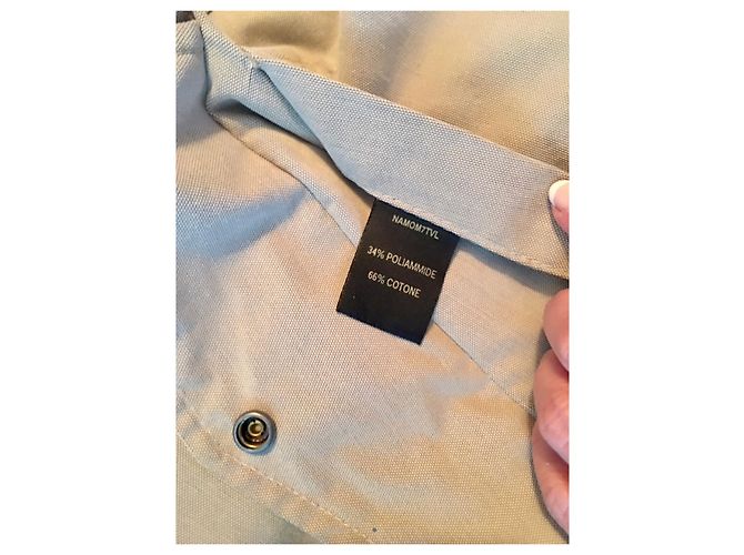 Fay Beige Cotton Jacket with Metal Frog Closure - view 4