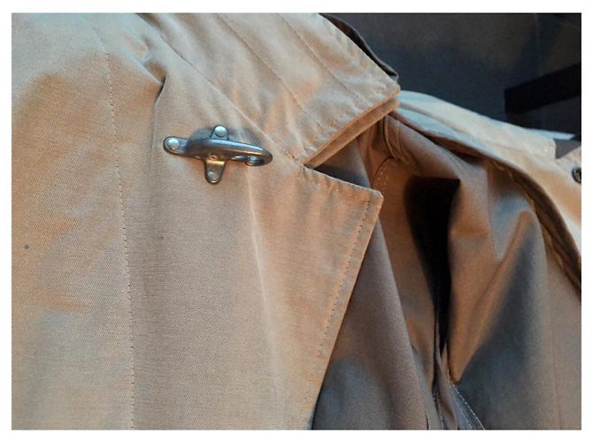 Fay Beige Cotton Jacket with Metal Frog Closure - view 5