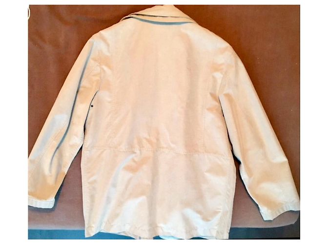 Fay Beige Cotton Jacket with Metal Frog Closure - view 6