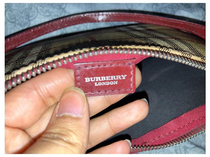 Burberry Borsa a tracolla a quadri Haymarket - vista 9